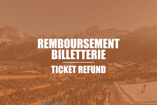 TICKET REFUND FOLLOWING CANCELLATION OF 2 AND 3 FEBRUARY